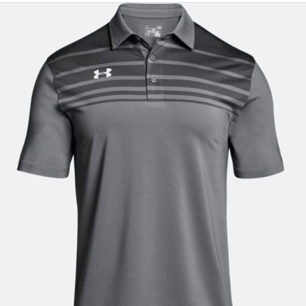 1293909-040 Graphite UA Men's Victor Polo